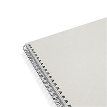 TRU RED™ Large Hard Cover Ruled Notebook, Gray/Blue (TR55737)