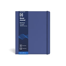 TRU RED™ Large Hard Cover Ruled Journal, Blue (TR55581)