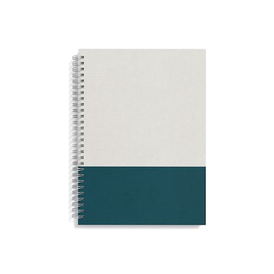 TRU RED™ Medium Hard Cover Ruled Notebook, Gray/Teal (TR55741)