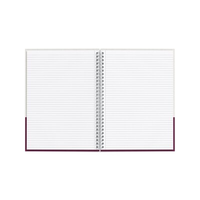 TRU RED™ Medium Hard Cover Ruled Notebook, Gray/Purple (TR55742)