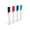 TRU RED™ Dry Erase Markers, Fine Tip, Assorted, 4/Pack (TR61457/TR54562)