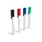 TRU RED™ Pen Dry Erase Markers, Fine Tip, Assorted, 4/Pack (TR54562)