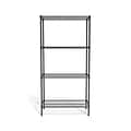 Coastwide Professional™ 4-Shelf Wire Unit, 36W, Black (CW25470)