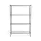 Quill Brand® 4 Wire Shelving, Stand Alone, 48"W, Chrome (25477)