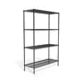 Coastwide Professional™ 4-Shelf Wire Unit, 48W, Black (CW25471)