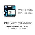 HP 902 Yellow Standard Yield Ink Cartridge (T6L94AN#140), print up to 315 pages