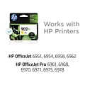 HP 902XL Yellow High Yield Ink Cartridge (T6M10AN#140), print up to 750 pages