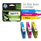 HP 564 Cyan/Magenta/Yellow Standard Yield Ink Cartridge, 3/Pack (N9H57FN#140)