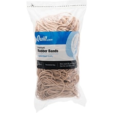 Quill Brand® Premium Rubber Band, #117, 7L x 1/8W, 1 lb. Resealable Bag (790117)