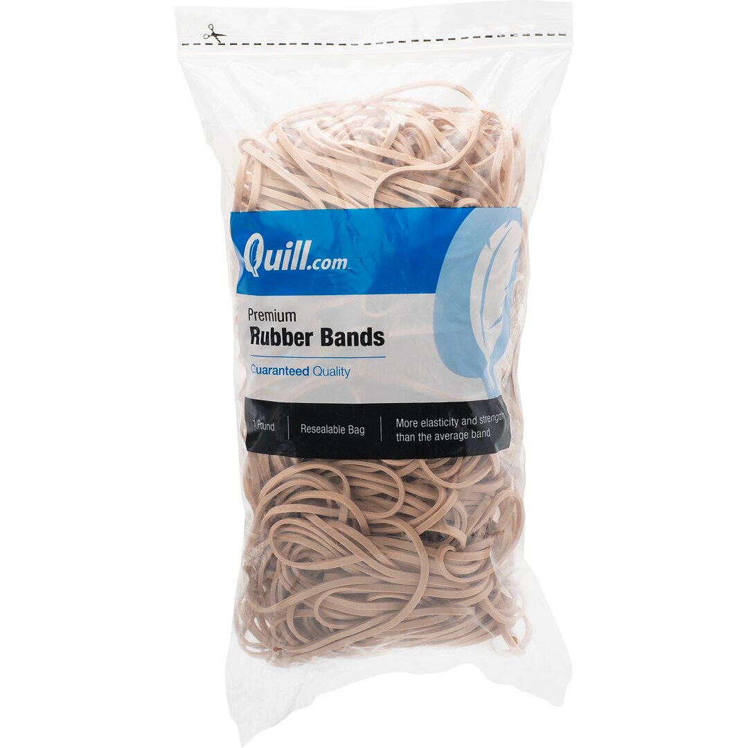 , Rubber Bands Rubber Band Depot 3-1/2" x 1/4'' 1/2 Pound Bag Size #64 