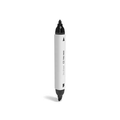 TRU RED™ Tank Dry Erase Markers, Twin Tip, Black, 4/Pack (TR57835)