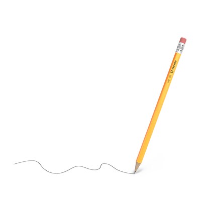 TRU RED™ Wooden Pencil, 2.2mm, #2 Medium Lead, 72/Pack (TR58565)