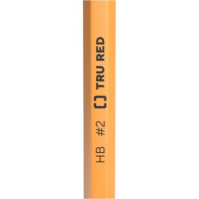 TRU RED™ Pre-Sharpened Wooden Pencil, 2.2mm, #2 Medium Lead, 72/Pack (TR58564)