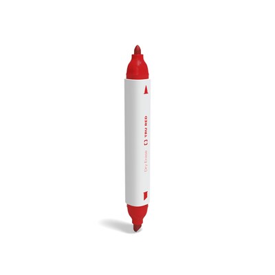 TRU RED™ Dry Erase Markers, Twin Tip, Assorted, 4/Pack (TR61439/TR57838)