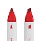 TRU RED™ Dry Erase Markers, Twin Tip, Assorted, 4/Pack (TR61439/TR57838)