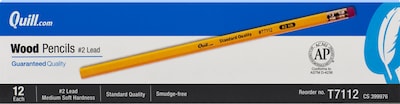 Quill Brand® Standard Grade Pencil, #2 Lead, 96/Pack (T7112)