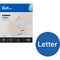 Quill Brand® Heavy-Duty Reinforced Assorted Tabs  2-Fastener Folders, Letter, Manila, 50/Box (737513