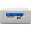 Quill Brand Gummed Security Tinted #8 Double Window Envelope, 3 5/8 x 8 5/8, White, 500/Box (69741