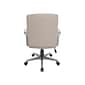 Quill Brand® Tervina Luxura Mid-Back Manager Chair, Cream (56905)