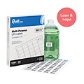 Quill® UPC Small ID Labels; White, 1x1-1/2, 12500 Labels