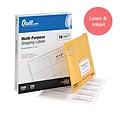 Quill Brand® Laser/Inkjet Address Labels, 1 x 2-5/8, White, 30 Labels/Sheet, 25 Sheets/Box (Comparable to Avery 5163)