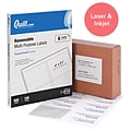 Quill Brand® Removable Laser/Inkjet Labels, 3-1/3 x 4, White, 600 Labels (Comparable to Avery 6464)