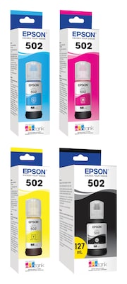 Epson 502 EcoTank Yellow Auto-Stop Ink Bottle