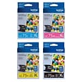 Brother LC75 Black, Cyan, Magenta, Yellow High Yield Ink, 4/Pack
