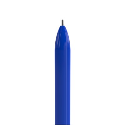 TRU RED™ Ballpoint Gripped Pen, Medium Point, 1.0mm, Blue, 60/Pack (52868)