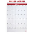 2021-2022 TRU RED™ Academic 15 x 22 Monthly Calendar, Black/Red (TR54275-21)