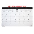 2021-2022 TRU RED™ Academic 18 x 11 Monthly Calendar, Black/Red (TR17004-21)