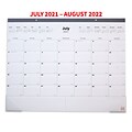 2021-2022 TRU RED™ Academic 22 x 17 Monthly Calendar, Gray (TR59496-21)