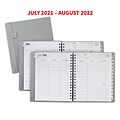 2021-2022 TRU RED™ Academic 7 x 9 Weekly & Monthly Planner, Gray (TR25498-21)