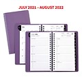 2021-2022 TRU RED™ Academic 3 x 6 Weekly & Monthly Planner, Purple (TR25503-21)