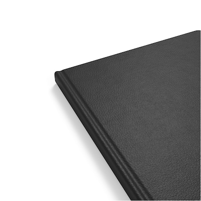 TRU RED™ Large Hard Cover Ruled Journal, 8" x 10", Black (TR54768)