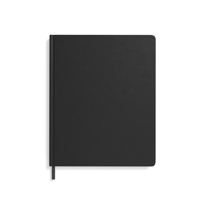 TRU RED™ Large Hard Cover Ruled Journal, 8" x 10", Black (TR54768)