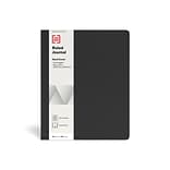 TRU RED™ Large Hard Cover Ruled Journal, 8 x 10, Black (TR54768)
