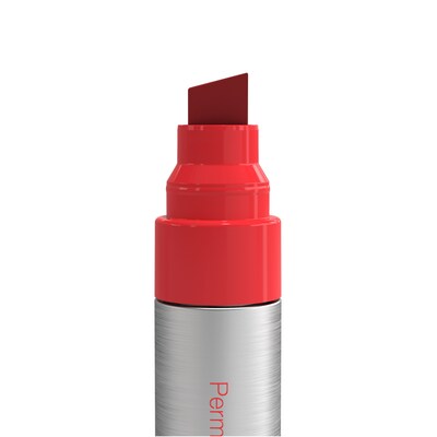 TRU RED™ XL Tank Permanent Marker, Chisel Tip, Red (TR56934)