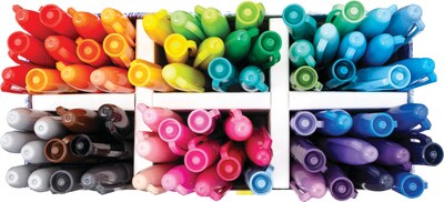 Sharpie Permanent Markers Ultimate Collection, Assorted Tips, Assorted Colors, 72/Set