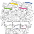 Barker Creek Color Me! In My Garden Folder/Pocket Set, All ages, 12/Set (BC3538)