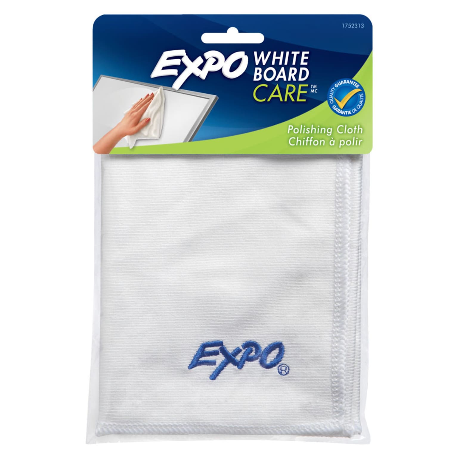 Expo Whiteboard Care Microfiber Cleaning Cloth, 12 x 12, White (1752313)