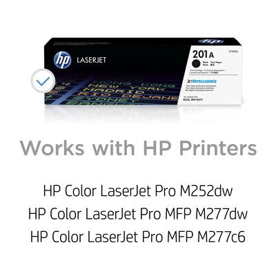 HP 201 Black Standard Yield Toner Cartridge (CF400A)