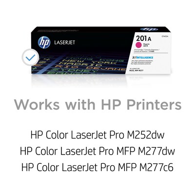 HP 201A Magenta Standard Yield Toner Cartridge   (CF403A)