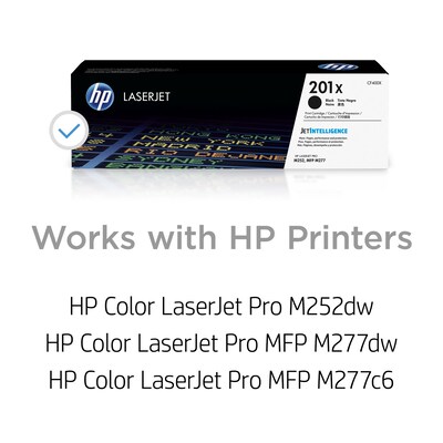 HP 201X Black High Yield Toner Cartridge   (CF400X)