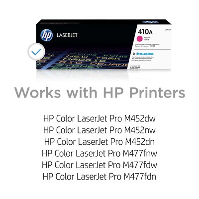 HP 410A Magenta Standard Yield Toner Cartridge   (CF413A)