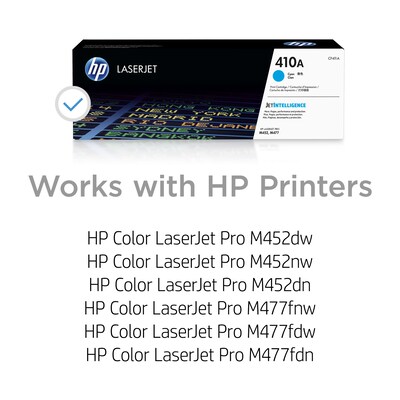 HP 410A Cyan Standard Yield Toner Cartridge (CF411A)