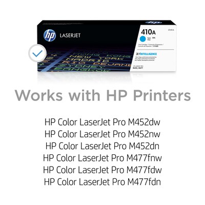 HP 410A Cyan Standard Yield Toner Cartridge   (CF411A)