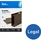 Quill Brand® Reinforced 5-Tab Box Bottom Hanging File Folders, 3 Expansion, Legal Size, Dark Green,