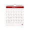 2022 TRU RED™ 7 x 6 Wall Calendar, Red/Black/White (TR53923-22)