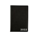 2022 TRU RED 5 x 8 Weekly & Monthly Appointment Book, Black (TR58454-22)